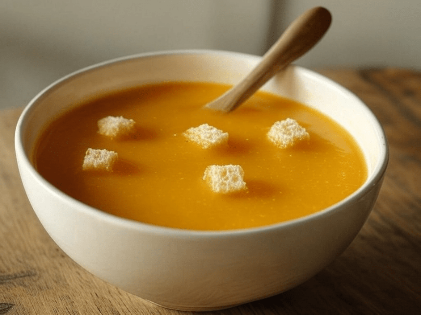 La soupe huit légumes avec croûtons - LONGÉVITÉ