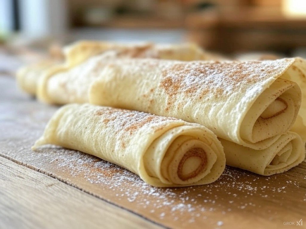 Les crêpes saveur pomme et caramel - LONGÉVITÉ