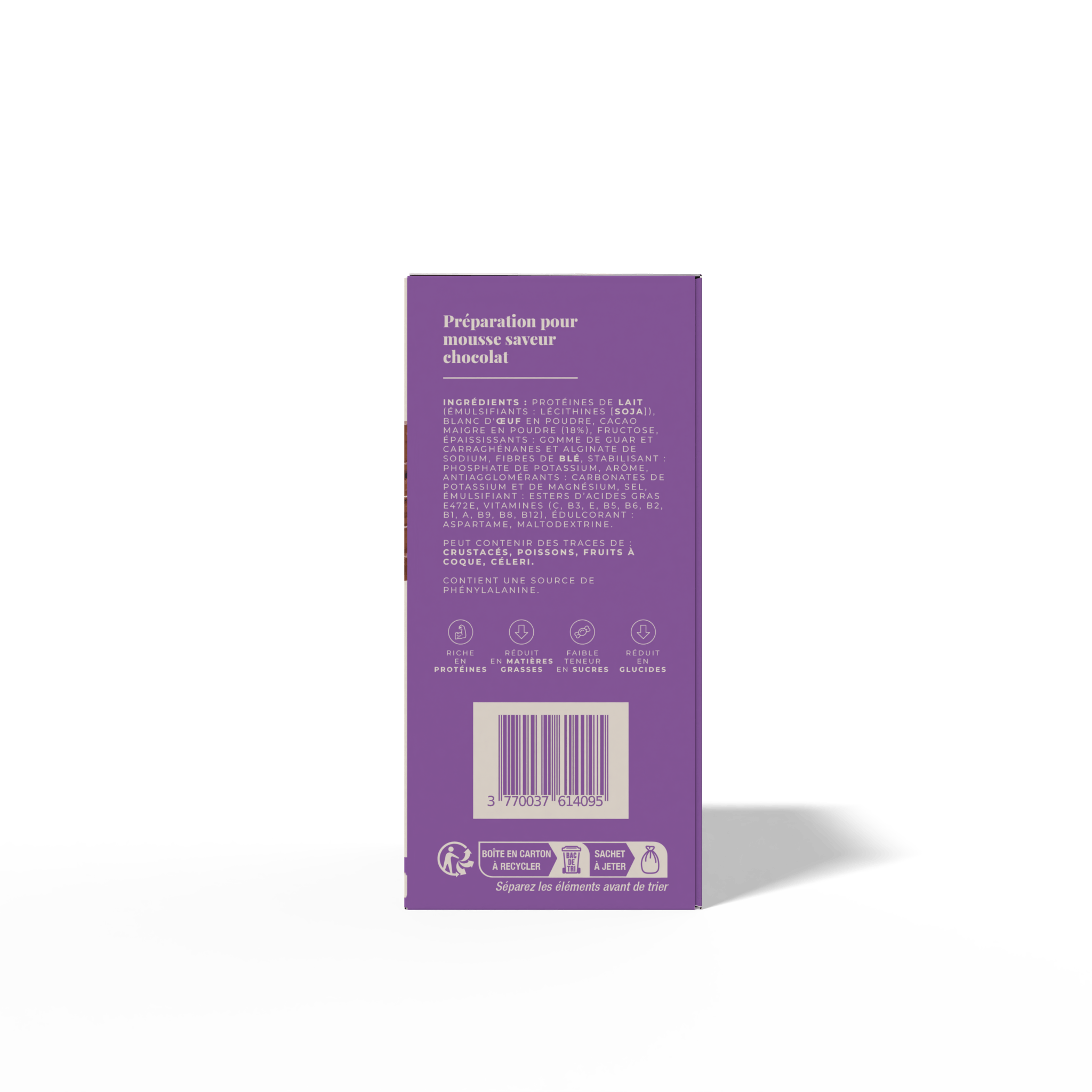 La mousse au chocolat (7 portions) - LONGÉVITÉ