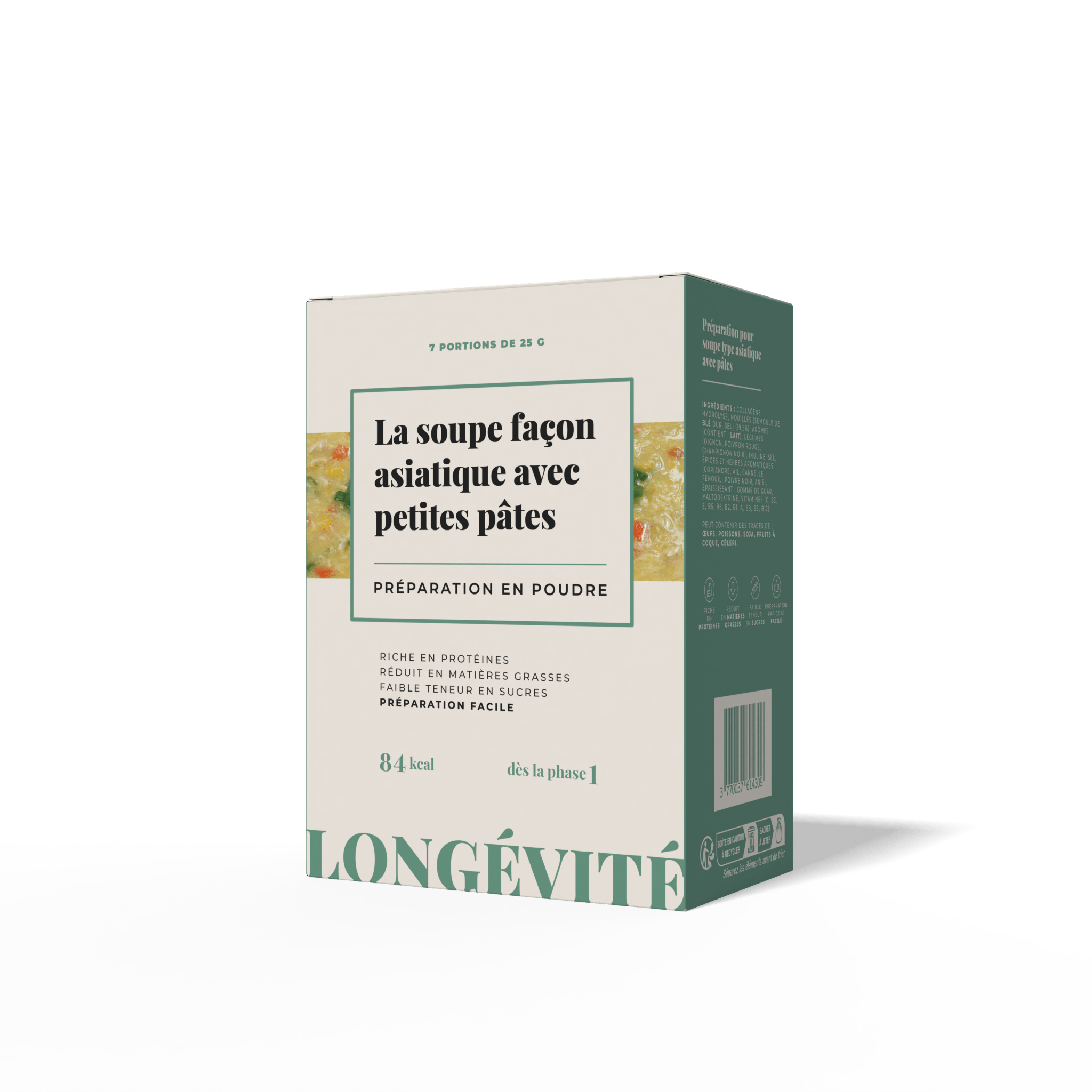 La soupe façon asiatique (7 portions) - LONGÉVITÉ