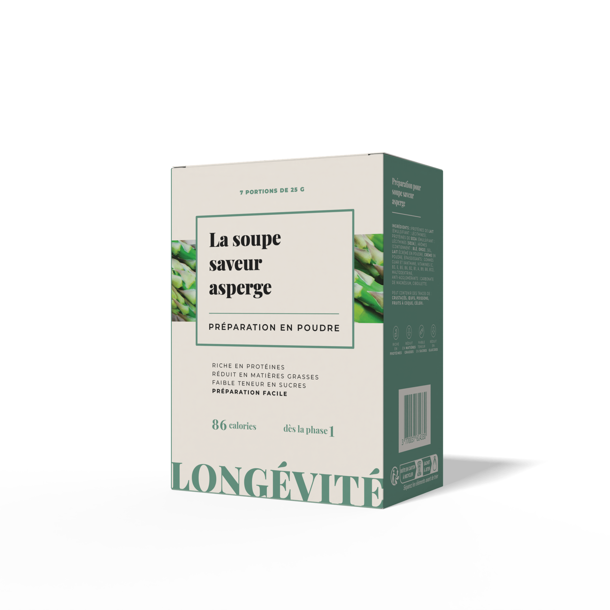 La soupe saveur asperge (7 portions) - LONGÉVITÉ
