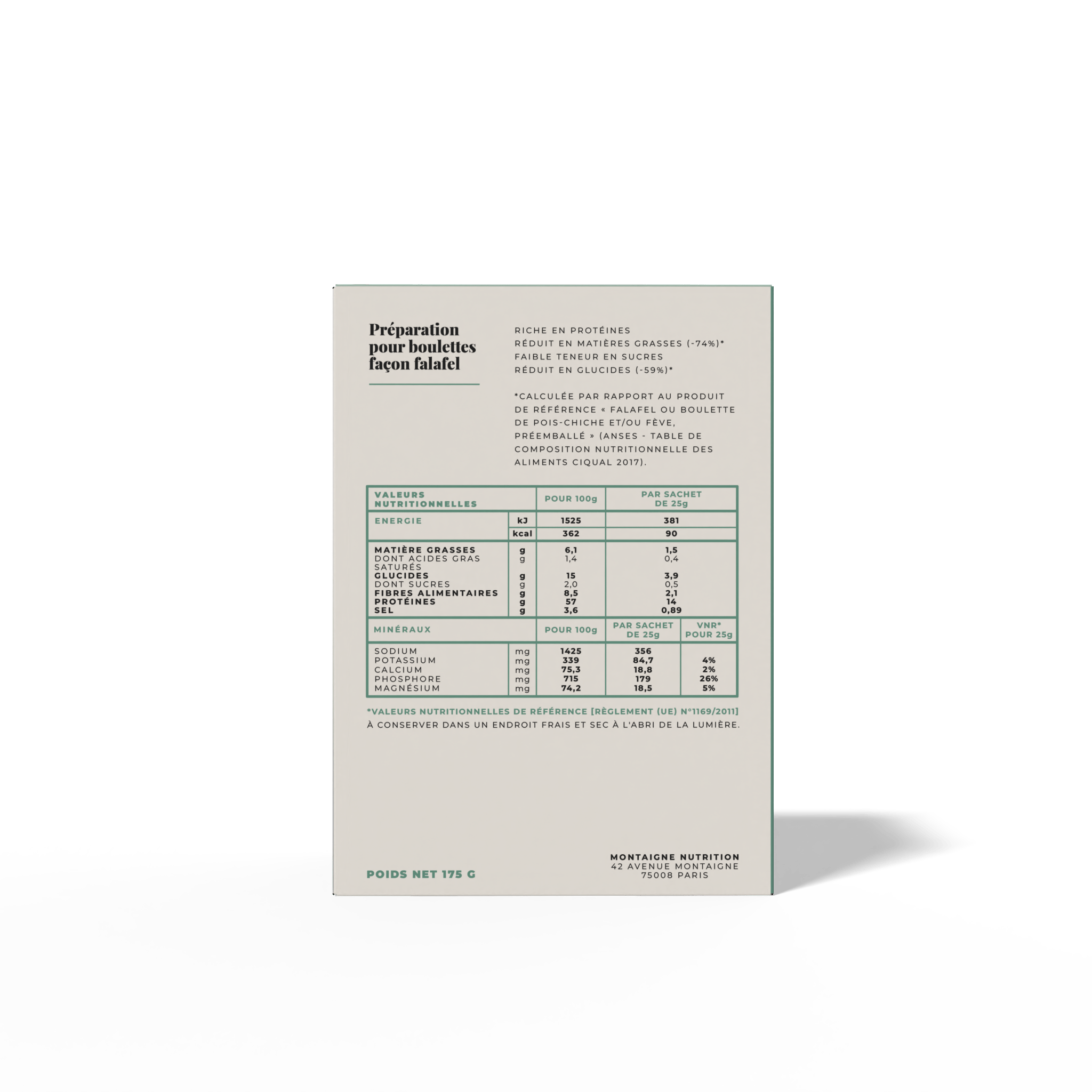 Les boulettes façon falafel (7 portions) - LONGÉVITÉ