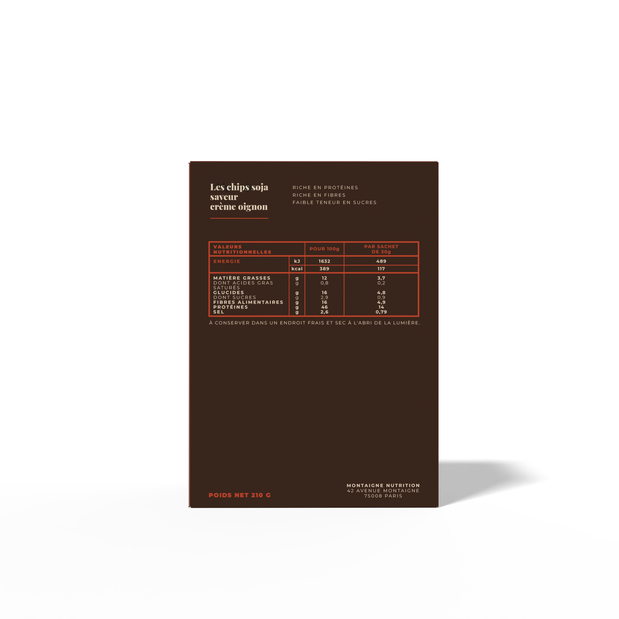 Les chips saveur crème oignon (4 portions) - LONGÉVITÉ