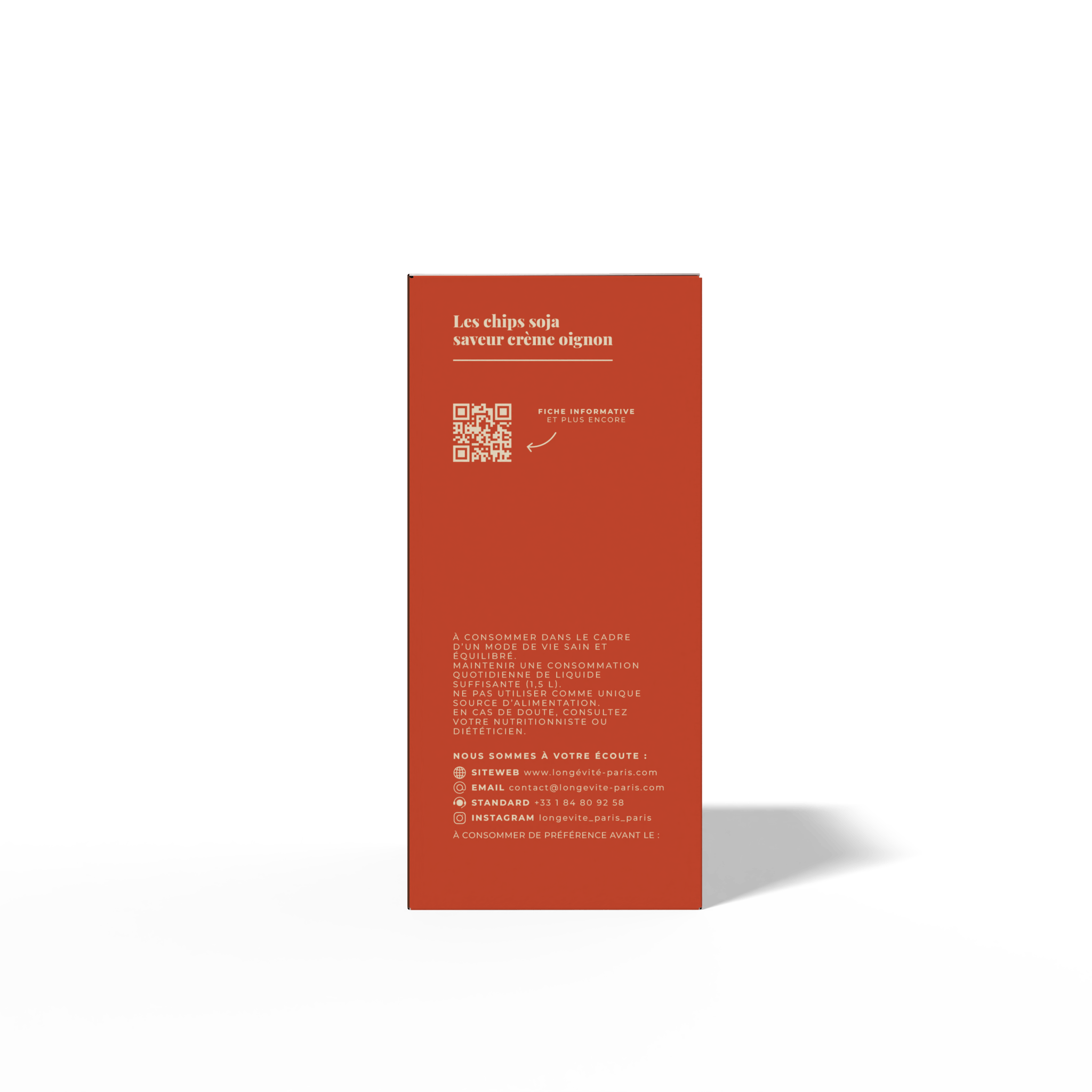 Les chips saveur crème oignon (4 portions) - LONGÉVITÉ