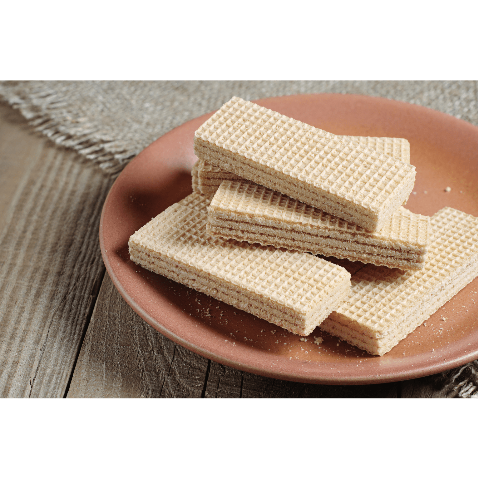 Les gaufrettes saveur vanille (5 gaufrettes) - LONGÉVITÉ
