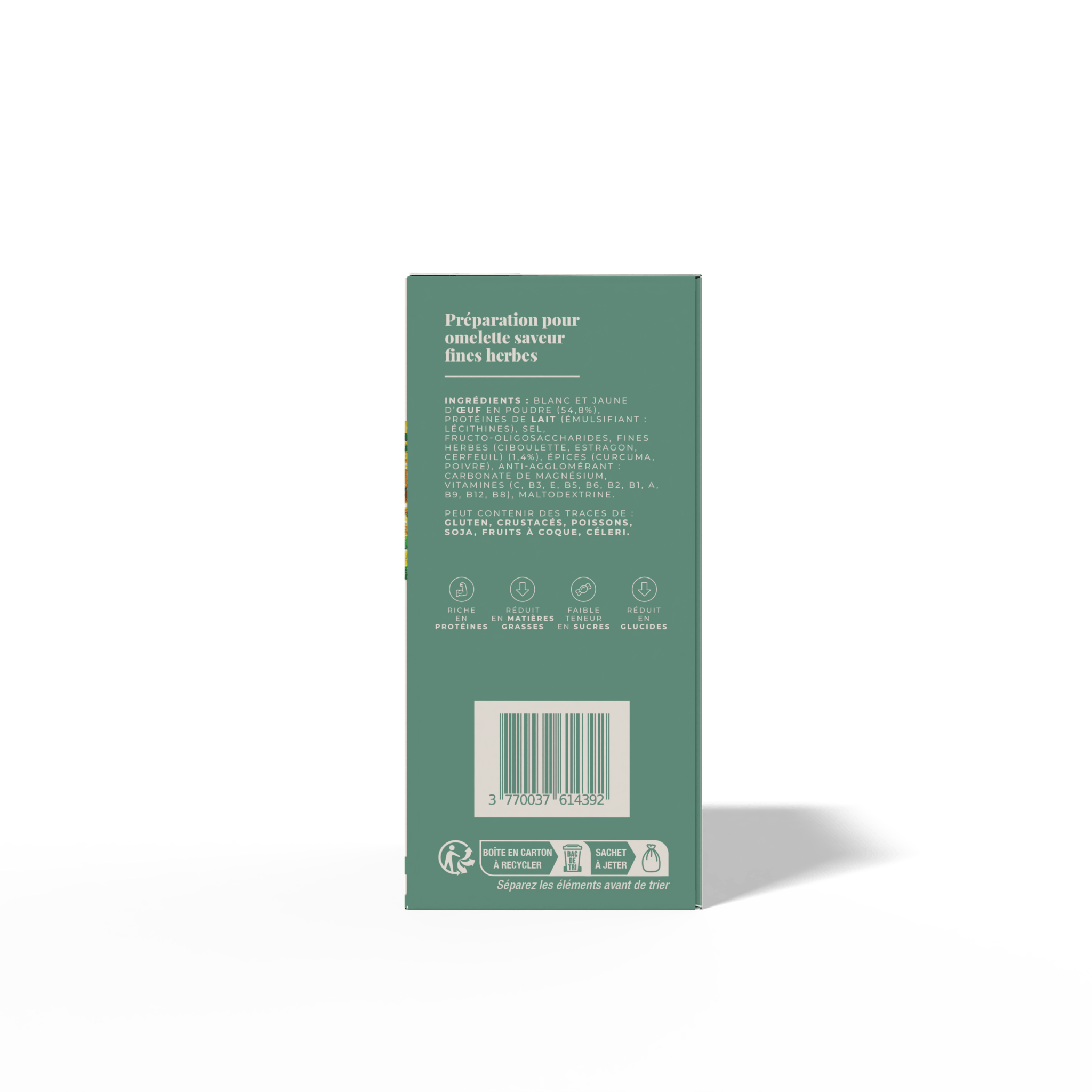 L'omelette saveur fines herbes (7 portions) - LONGÉVITÉ