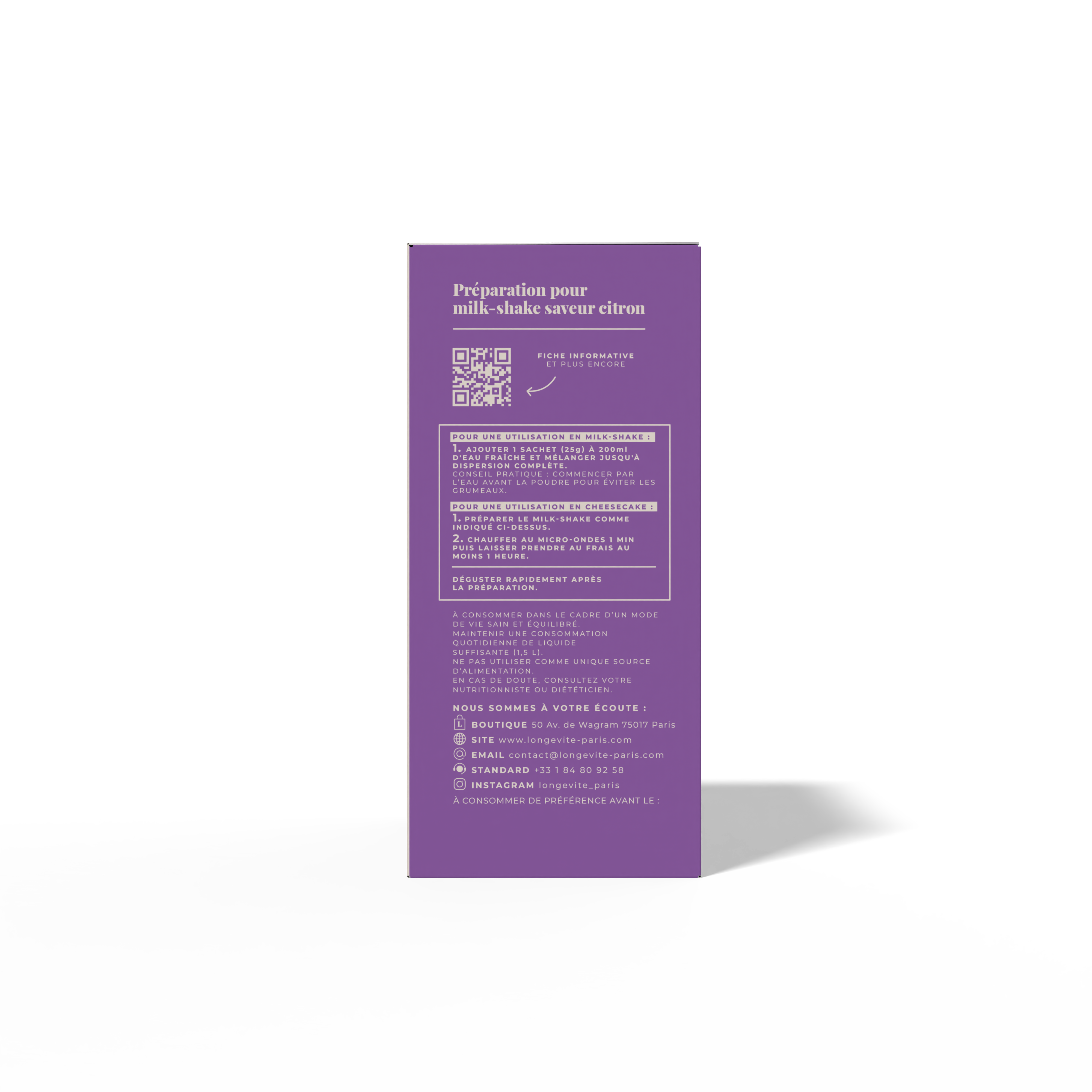 Le milk-shake saveur citron (7 portions)