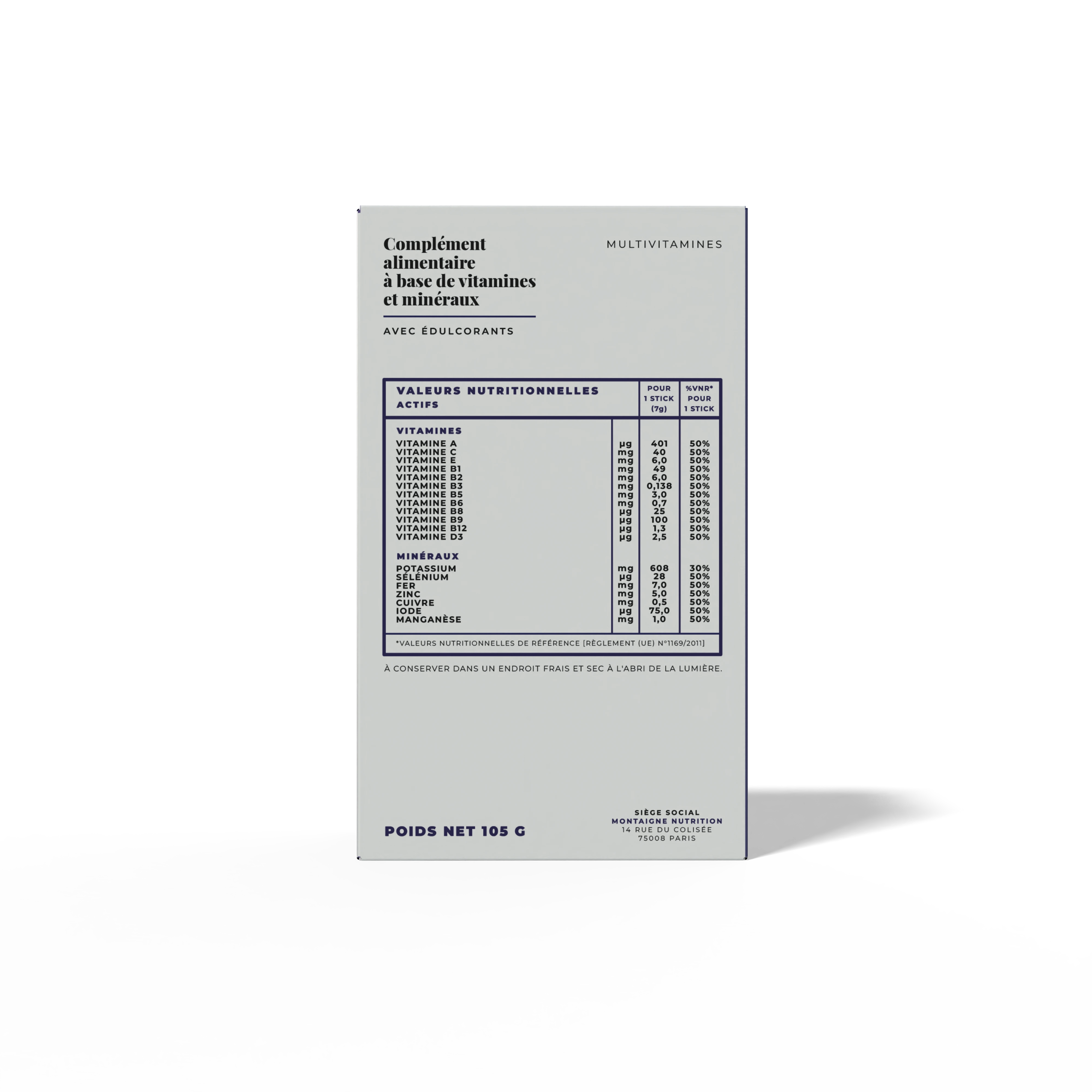 Les sticks multi-vitamines et minéraux (x15) - LONGÉVITÉ
