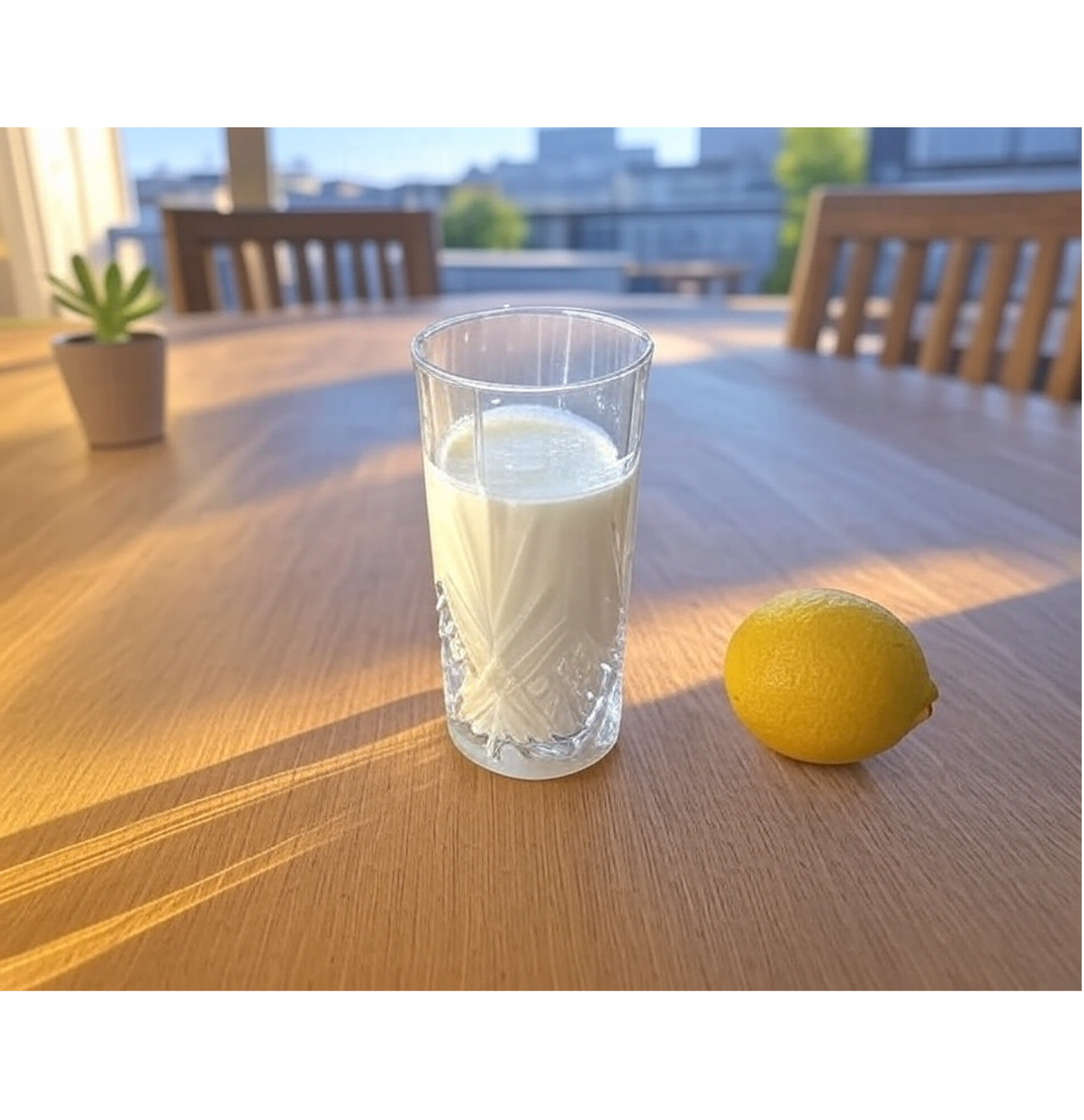 Le milk-shake saveur citron