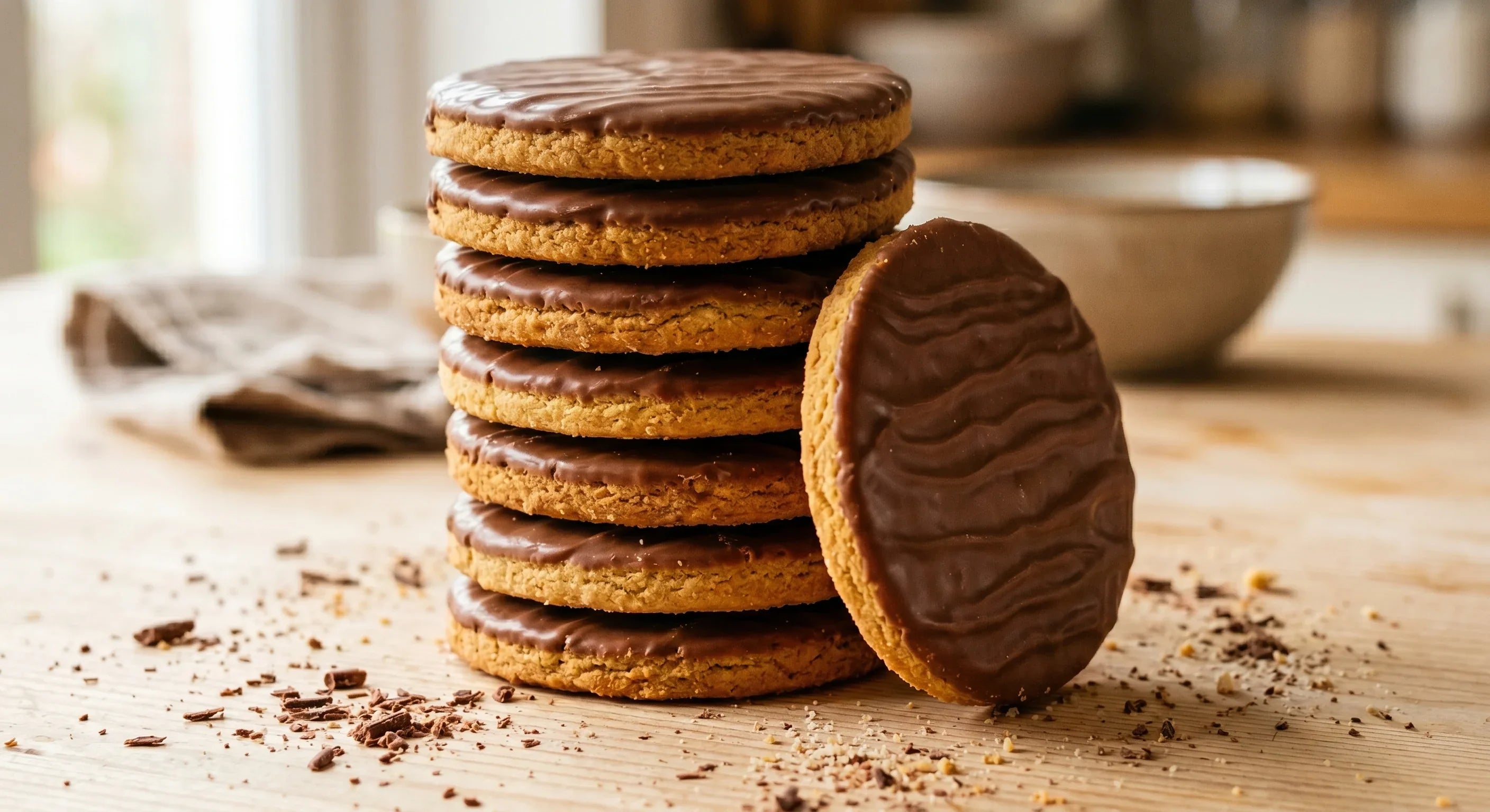 Les biscuits nappés de chocolat au lait (5 portions) - LONGÉVITÉ