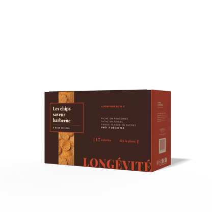 Chips saveur barbecue facing