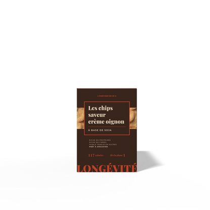 Les chips saveur crème oignon