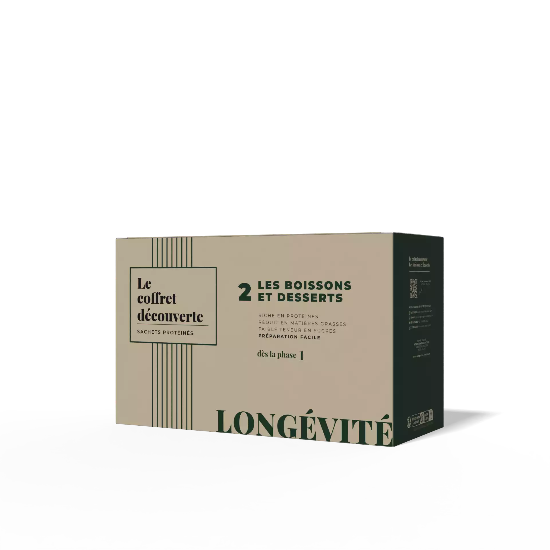 Coffret découverte Phase 1 Les boissons et desserts
