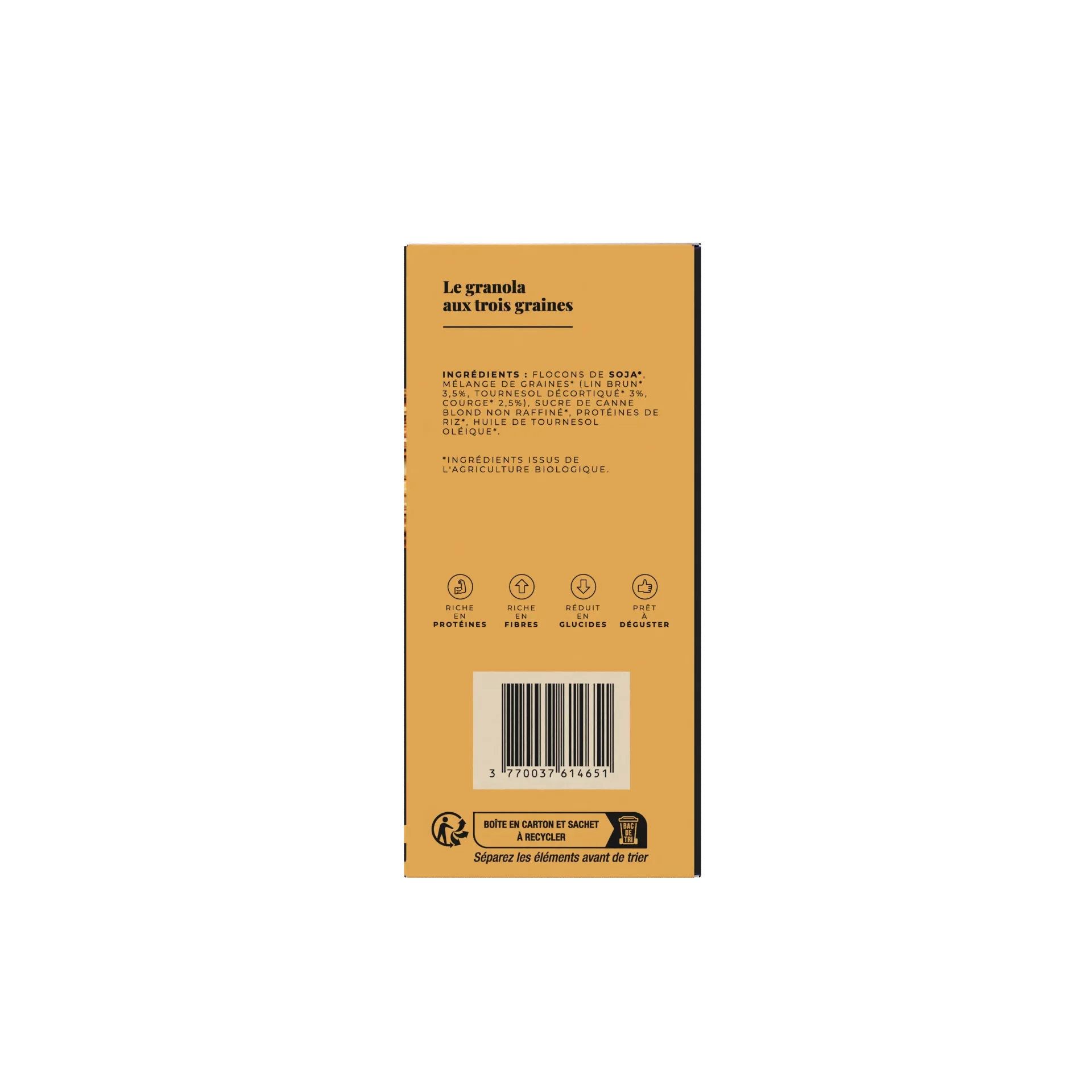 Le granola aux 3 graines (5 portions) - LONGÉVITÉ