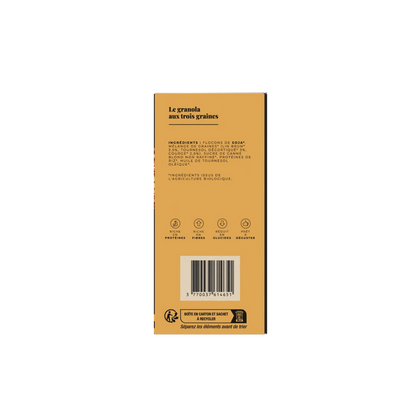 Le granola aux 3 graines (5 portions) - LONGÉVITÉ