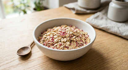 Le granola saveur framboise (5 portions) - LONGÉVITÉ