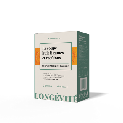 La soupe huit légumes et croûtons (7 portions)