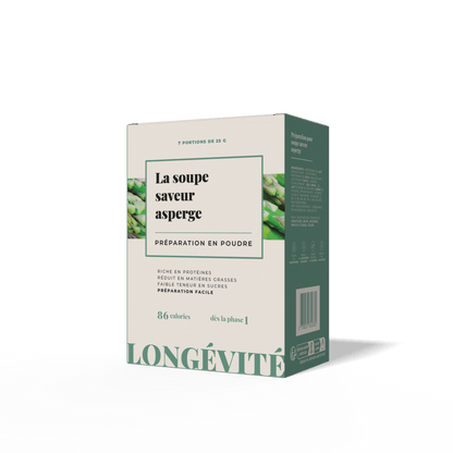 La soupe saveur asperge (7 portions) - LONGÉVITÉ