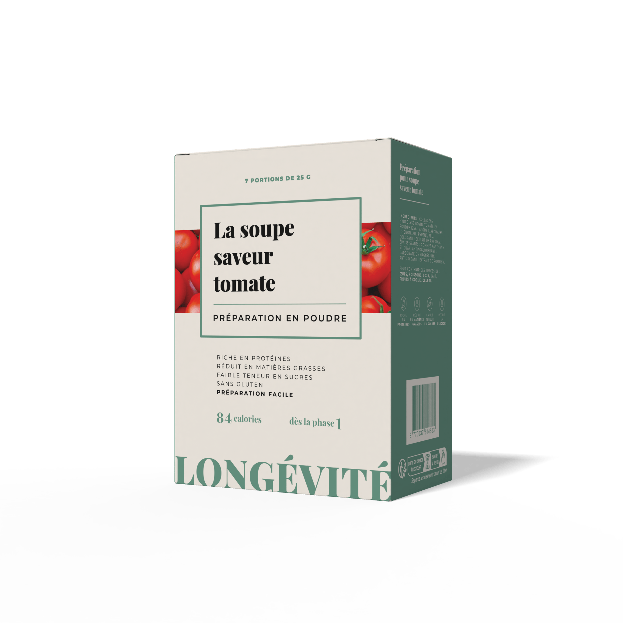 La soupe saveur tomate (7 portions) - LONGÉVITÉ