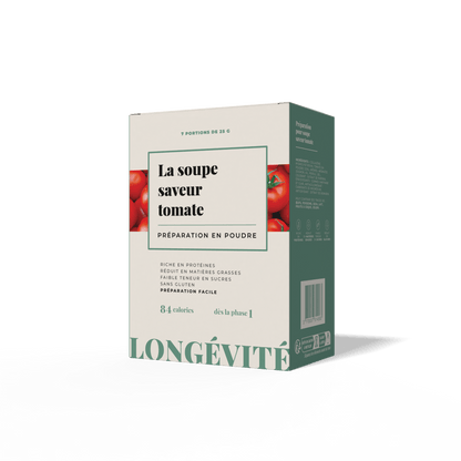 La soupe saveur tomate (7 portions) - LONGÉVITÉ
