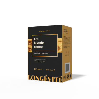 Les biscuits nature (5 portions) - LONGÉVITÉ