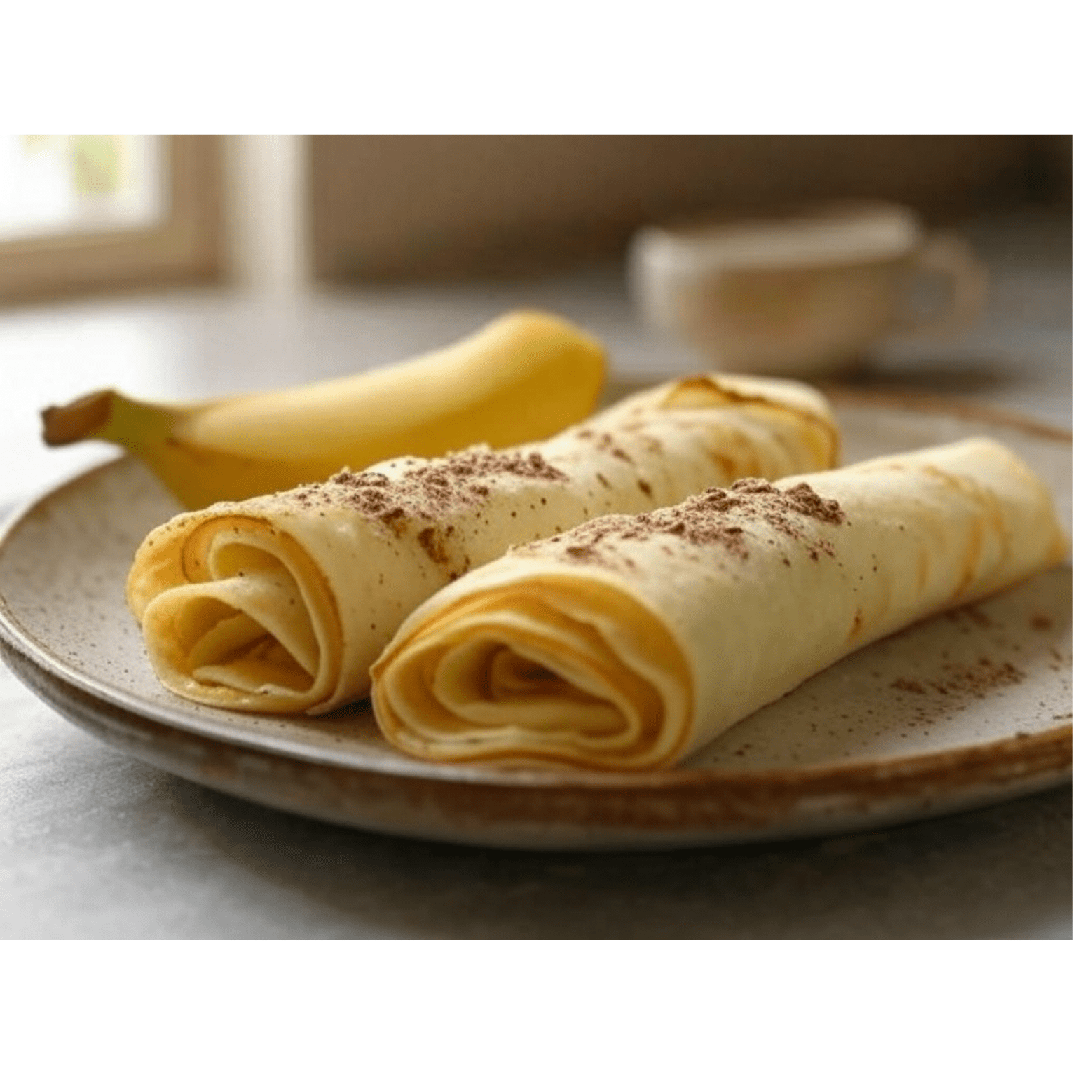 Les crêpes saveur chocolat et banane (7 portions) - LONGÉVITÉ