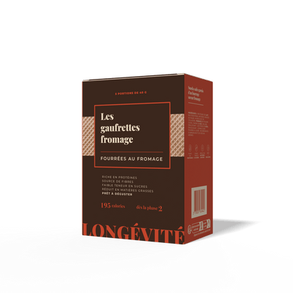 Les gaufrettes fromage (5 gaufrettes) - LONGÉVITÉ