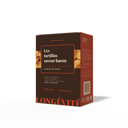 Les tortillas saveur bacon (4 portions) - LONGÉVITÉ