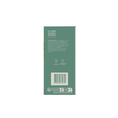 Les mini-saucisses poulet (7 portions) - LONGÉVITÉ