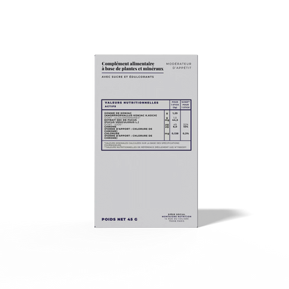 Les sticks modérateur d'appétit konjac (15 sticks)