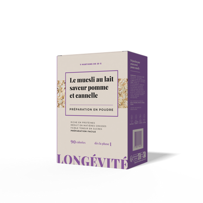 Le muesli au lait pomme et cannelle (7 portions)